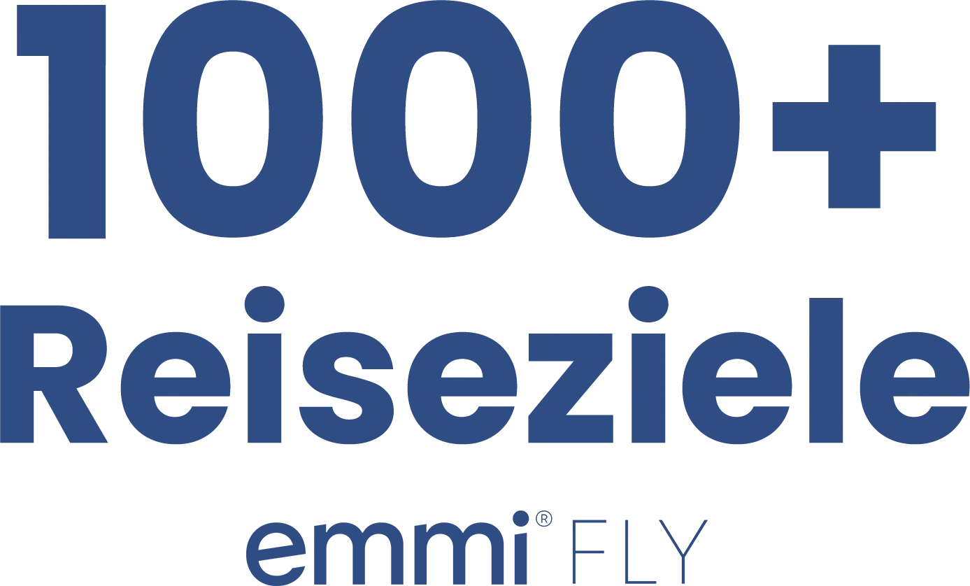 1000+ Reiseziele mit emmi FLY